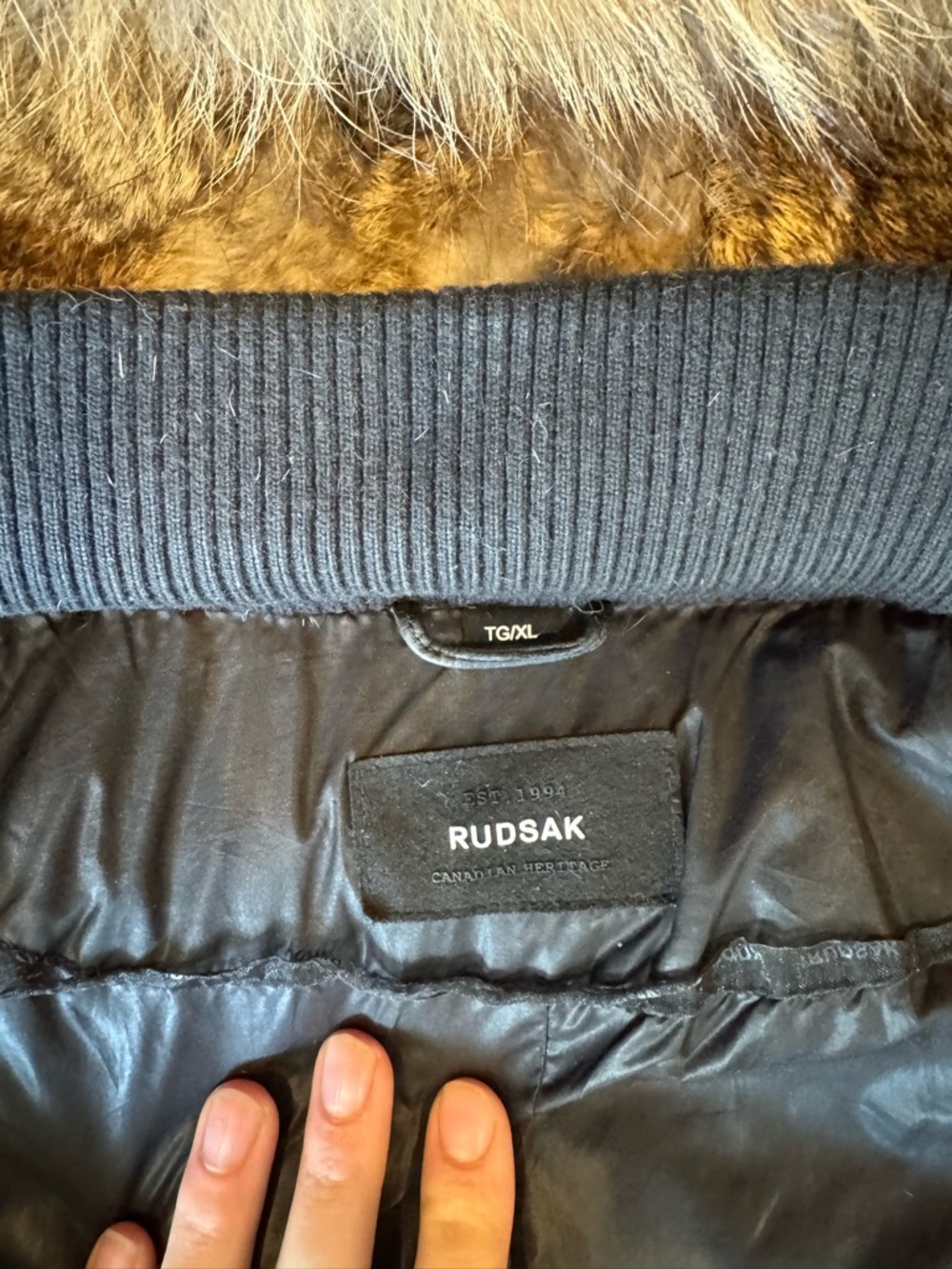 Rudsak Adelyna XL Real Leather And Fur Coat - Picture 15 of 16